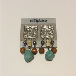 Vintage Carol Dauplaise Clip On Earrings